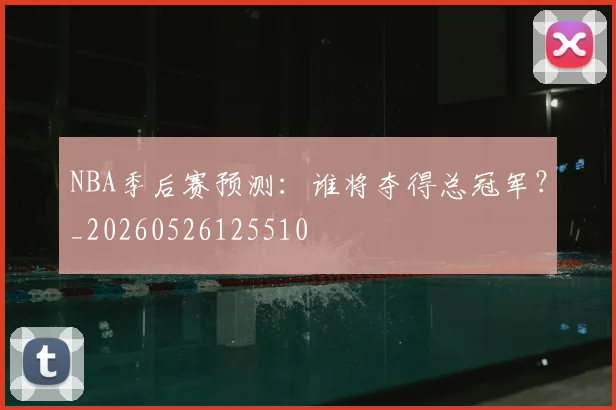 NBA季后赛预测：谁将夺得总冠军？_20260526125510